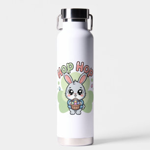Botella De Agua Adorable arte de cesta de Pascua de conejo Hop Hop