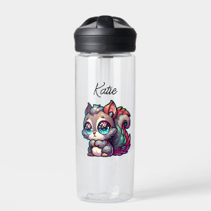 Botella De Agua Adorable Personalizado Cute Squirrel Personalizado
