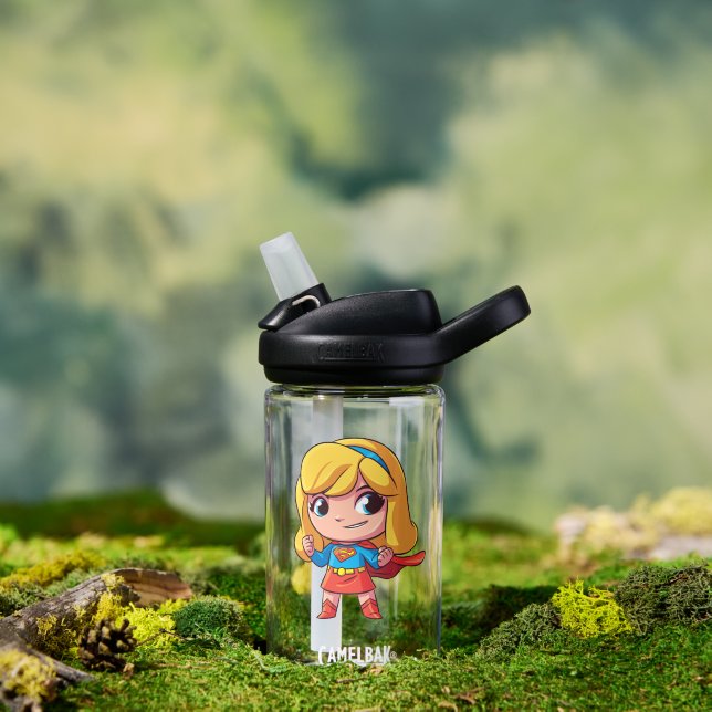 Botella De Agua Adorable Supergirl Stance (Al aire libre)