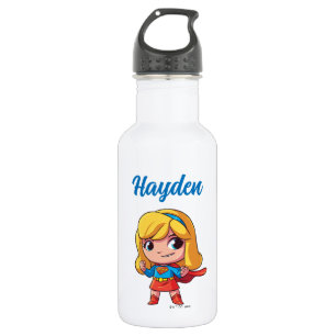 Botella De Agua Adorable Supergirl Stance