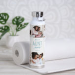 Botella De Agua Adoración de frasco de agua de color EDITABLE<br><div class="desc">Visite nuestra tienda en www.berryberrysweet.com para ver artículos de papelería modernos y elegantes y regalos personalizados.</div>