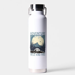 Botella De Agua Adventure Begin - Salvaje y Libre