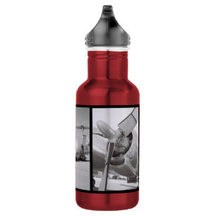 Botella De Agua Aeroplano rojo