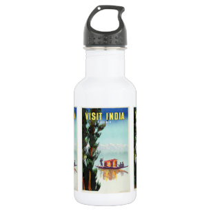 Botella De Agua Afiche de viaje de la India