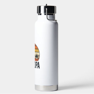 Botella De Agua Aficionado a ser abuelo pescando diseño vectorial