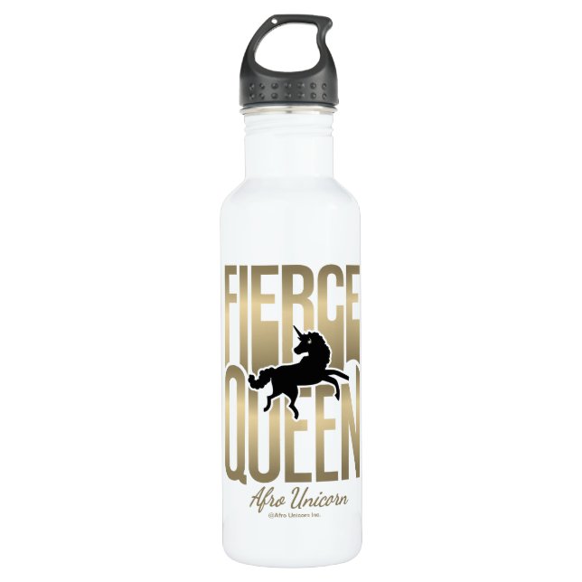 Botella De Agua Afo Unicorn Fierce Queen (Anverso)