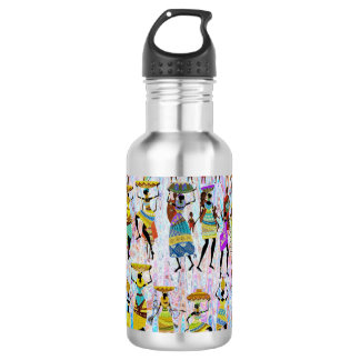 Botella De Agua African Village