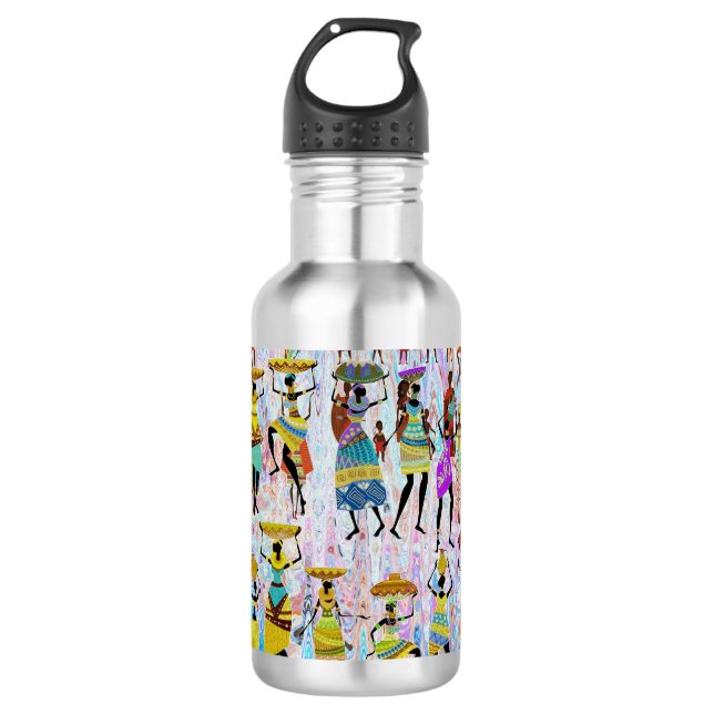 Botella De Agua African Village (Anverso)