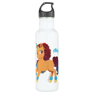 Botella De Agua Afro Unicornio   Pranza Divina