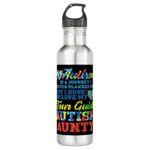 Botella De Agua Agarra este lindo viaje de autismo nunca planeado