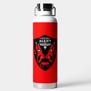 Botella De Agua Agente especial Kid