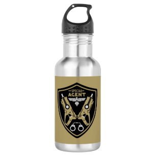 Botella De Agua Agente especial Kid