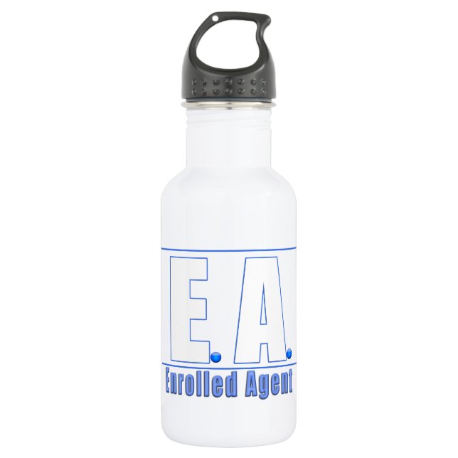 BOTELLA DE AGUA AGENTE INSCRITO DE EA LOGO1 (Anverso)