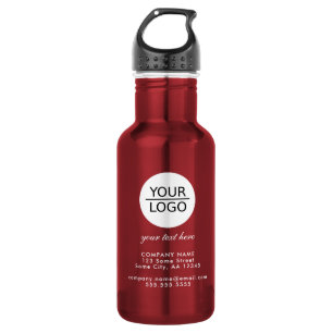 Botella De Agua Agrega tu Logo con Promoción de Texto Personalizad