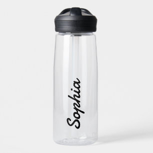 Botella De Agua Agregar su nombre personalizado Borrar