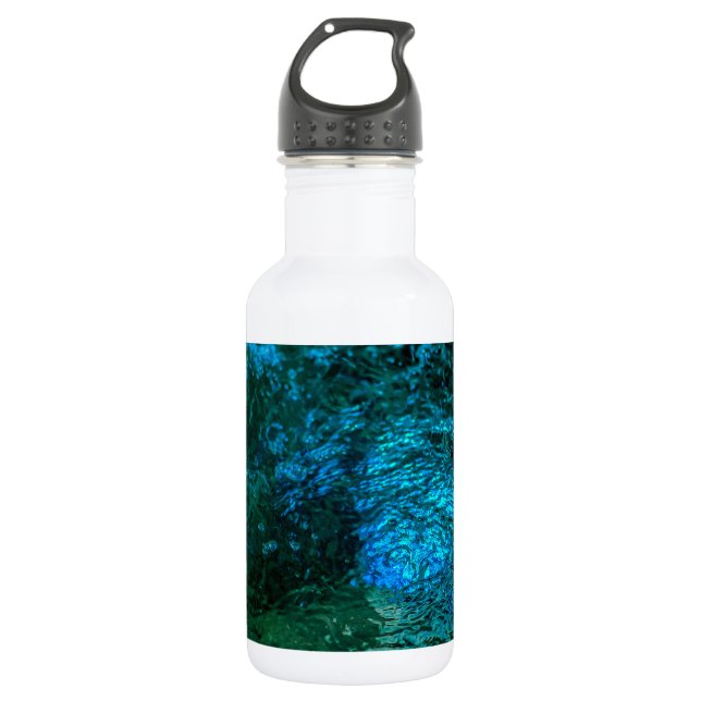 Botella De Agua Agua iluminada - Azul (Anverso)