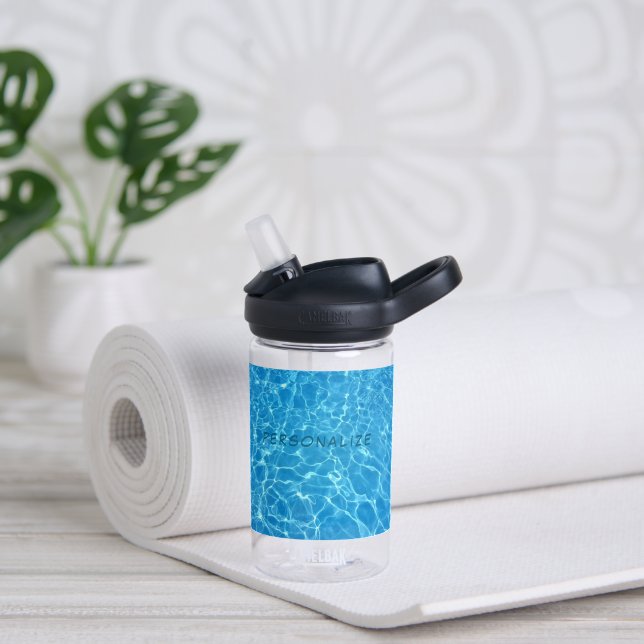 Botella De Agua Agua Turquesa (Yoga (girado))