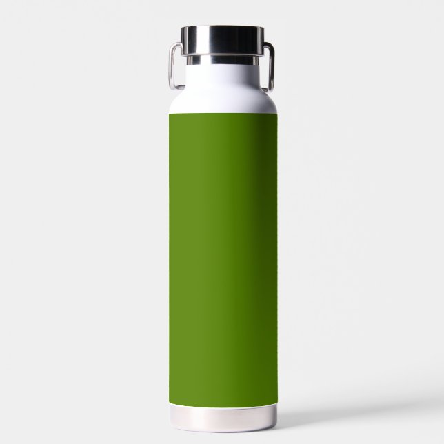 Botella De Agua Aguacate (color sólido) (Delantero)