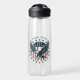 Botella De Agua Águila Americana Retro