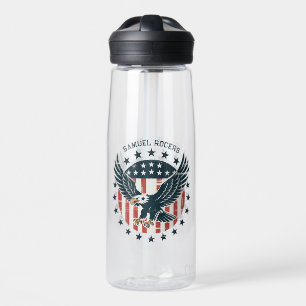 Botella De Agua Águila Americana Retro