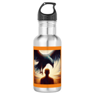 Botella De Agua Águila animal espiritual 1