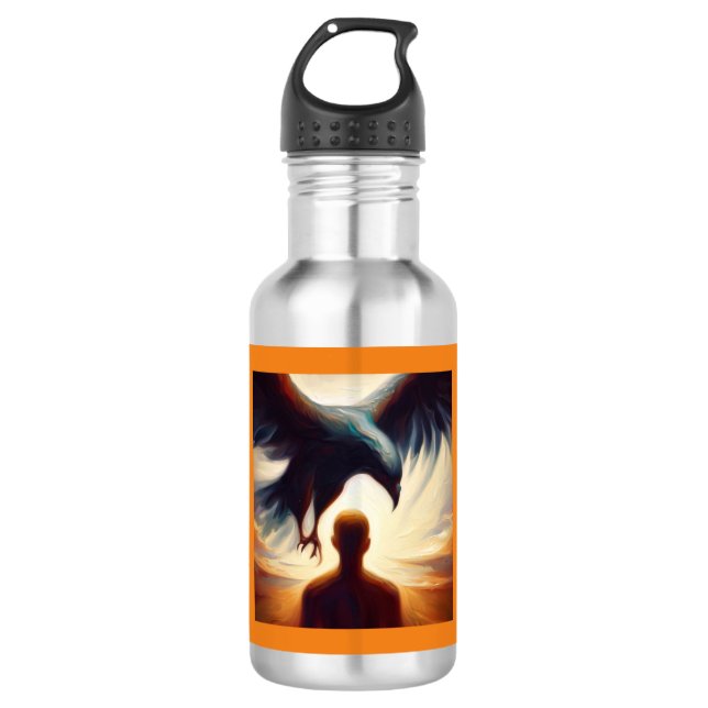 Botella De Agua Águila animal espiritual 1 (Anverso)