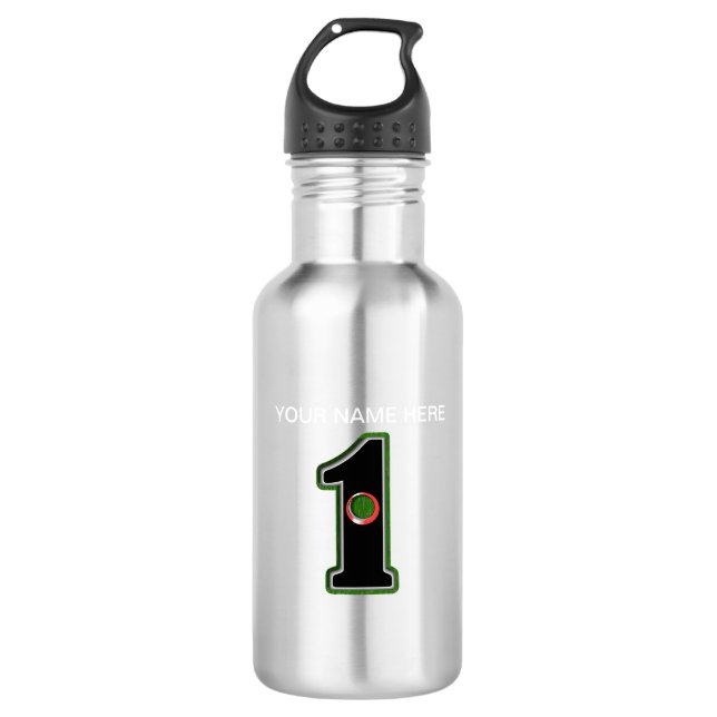 Botella De Agua Agujero en una botella de bebida (Anverso)