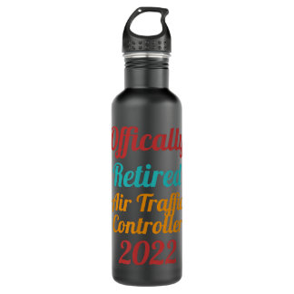 Botella De Agua air-traffic-controller Official Retired 2022 funny