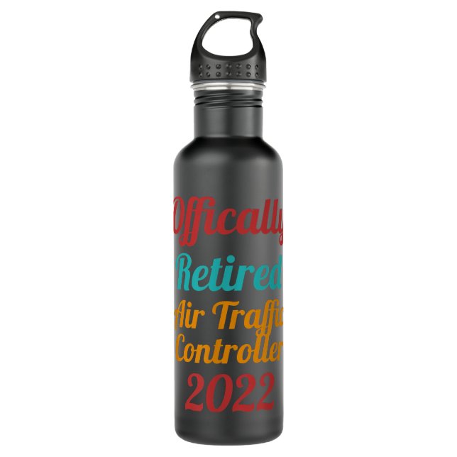 Botella De Agua air-traffic-controller Official Retired 2022 funny (Anverso)