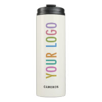 Botella de agua aislada color écru con logotipo de