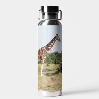 Botella de agua aislada de 22 oz. de jirafas