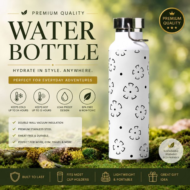 Botella de agua aislada personalizada (Subido por el creador)