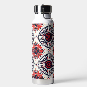 Botella De Agua Aislado 25oz Bo por el atardecer azul "Interlock c