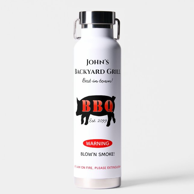 Botella De Agua Aislamiento de parrilladas de asador trasero (Delantero)