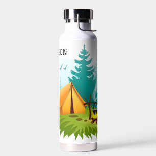 Botella De Agua Aislamiento del vacío de cobre delgado de acampada