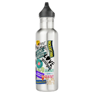 Botella De Agua Ajuste del Tumbler del Pegatina del doodle - Hidra