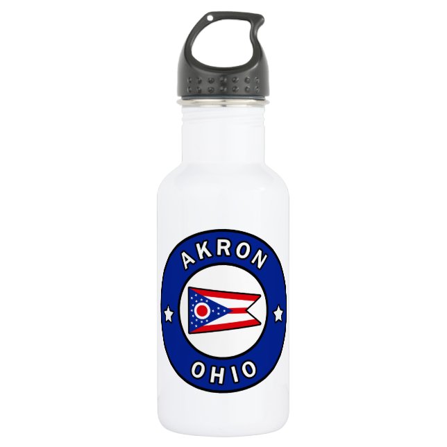 Botella De Agua Akron Ohio (Anverso)