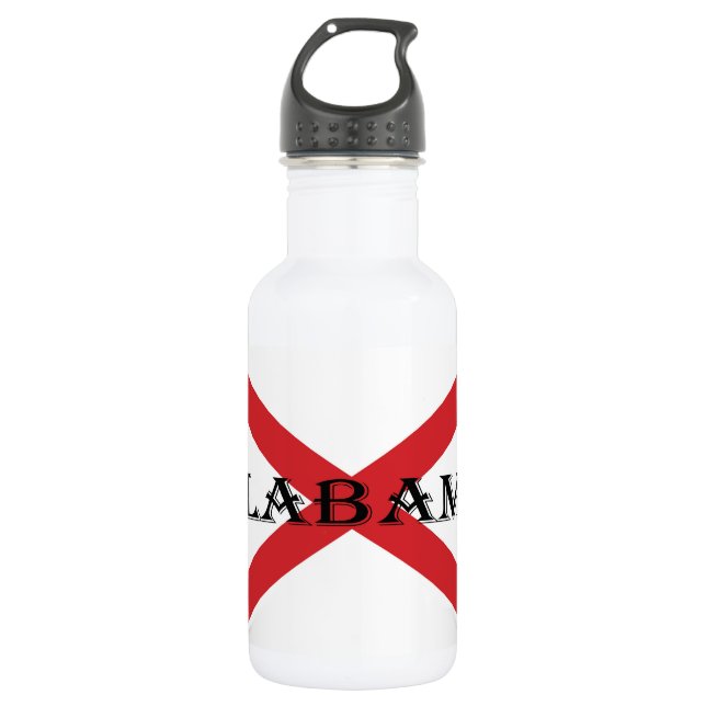 Botella De Agua Alabama y el wbcnt de la bandera (Anverso)