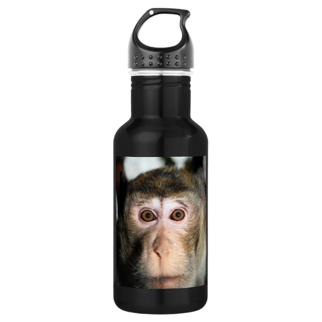 Botella De Agua Álamo de selva tropical en peligro (Anverso)