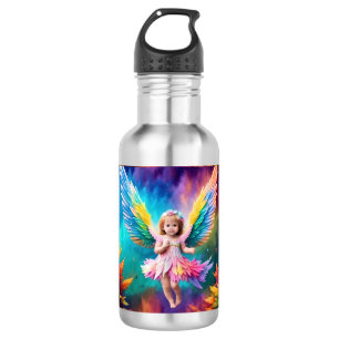 Botella De Agua Alas de Ángel de Bebé Adorable Arte-38424