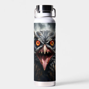 Botella De Agua "Alas Pesadillas: La Lechuza de Vampiro Falgada"
