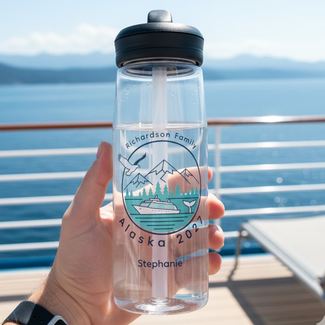 Botella De Agua Alaska Cruise Water Bottle for Travelers (Alaska cruise water bottle)