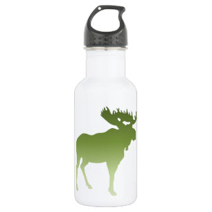 Botella De Agua Alces verdes
