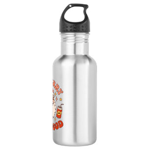 Botella De Agua Alégrate Come Buen Navidad Santa Refresco Caña de 