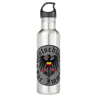 Botella De Agua Alemán/Deutschland Forever/águila/cruz de hierro