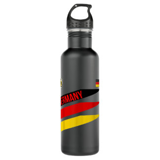 BOTELLA DE AGUA ALEMANIA SHIRT-JERSEY FLAG-SOCCER-FÚTBOL