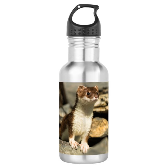 Botella De Agua Alert Weasel (Anverso)