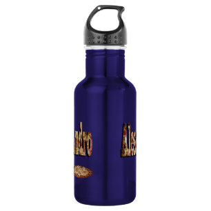 Botella De Agua Alessandro, Nombre, Logo Hecho Con Pizza,