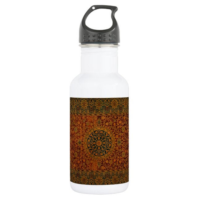 Botella De Agua Alfombra tapiz de William Morris (Anverso)