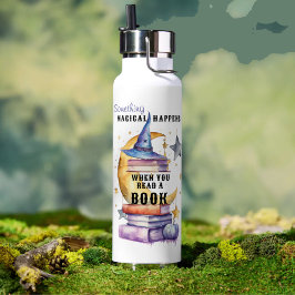 Botella De Agua Algo Mágico Sucede Cuando Lees Un Libro